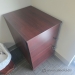 Mahogany 3 Drawer Pedestal File Cabinet